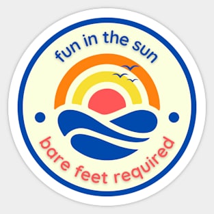 Fun in the Sun Sticker